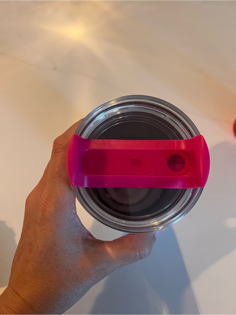 Stanley White Tumbler with Red Accent - Picture 5 of 16